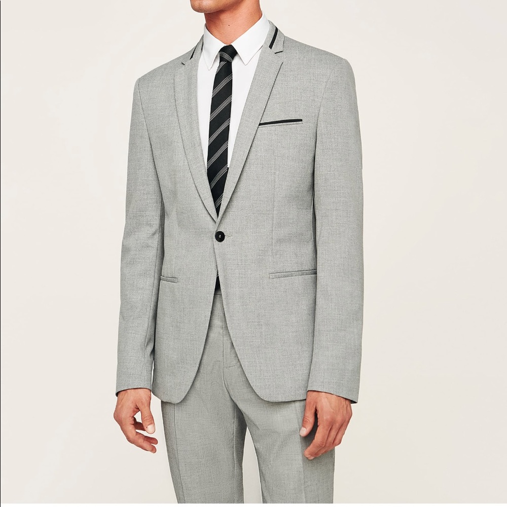 Zara grey suit
